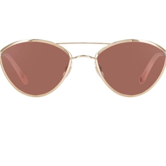 Garrett Leight Breeze Sunglasses Wire Frame Pink Tint Electric Sun Designer - Picture 1 of 9